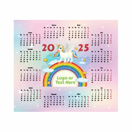 Unicorn & Rainbow Mouse Pad Unicorn & Rainbow Mouse Pad - Imprint Now