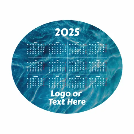 Nautical Calendar Mouse Pad Nautical Calendar Mouse Pad - Imprint Now