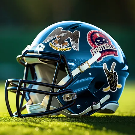 Football Helmet Stickers - Imprint Now