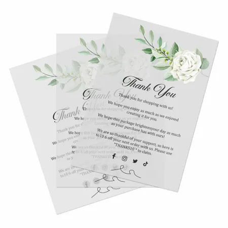 Transparent Cards - Imprint Now