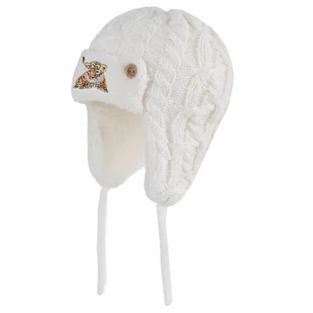 Cozy Cotton Kid Beanies with Earflaps - Imprint Now