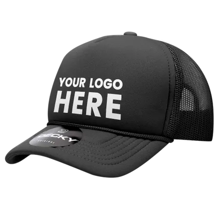 Decky 7010 - Youth 5 Panel Mid Profile Structured Foam Trucker, Kids Foam Trucker Hat, Mesh Back Decky 7010 - Youth 5 Panel Mid Profile Structured Foam Trucker, Kids Foam Trucker Hat, Mesh Back - Imprint Now