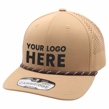 Pitbull Cambridge PB301 Hybrid Rope Perforated Hat - Imprint Now
