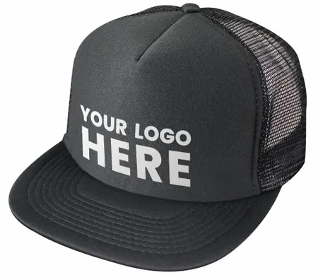 Nissun Cap 5 Panel Foam Trucker Hat Flat Bill - 5FBC - Imprint Now