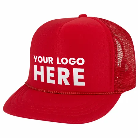 Otto 68-216 Youth Kids 5-Panel High Crown Foam Trucker Hat, Mesh Back Otto 68-216 Youth Kids 5-Panel High Crown Foam Trucker Hat, Mesh Back - Imprint Now