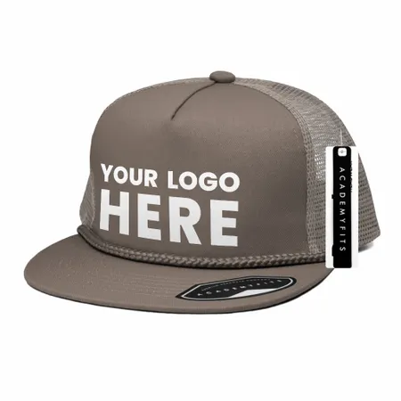 Academy Fits 2071G Rope Trucker Snapback Hat - Imprint Now