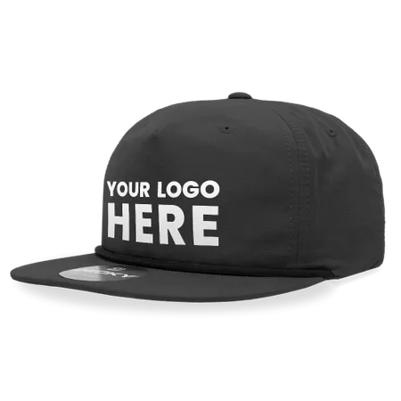 Decky 6032 - Classic Rope Cap, 5 Panel Flat Bill Hat, Snapback - Imprint Now