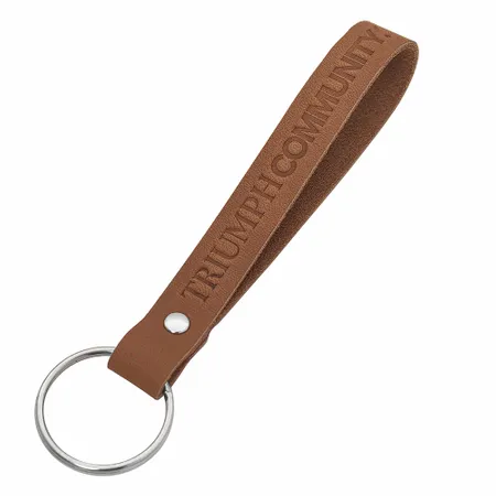 Leather Keychain Leather Keychain - Imprint Now