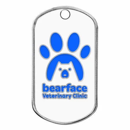 Hard Enamel Metal Dog Tags - Imprint Now