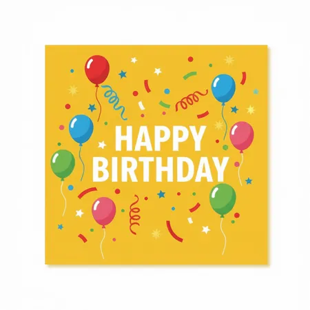 Happy Birthday Napkins - Imprint Now