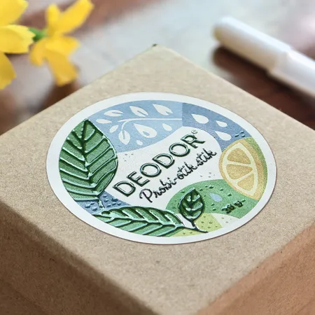 Raised Spot UV Stickers - Imprint Now