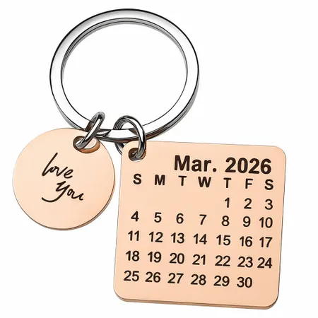 Charming Metal Keychain - Imprint Now