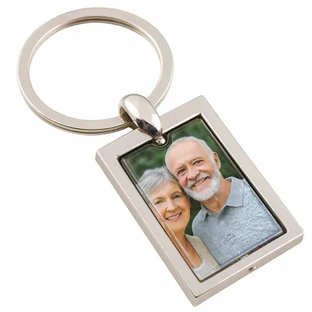 Spinning Square Metal Keychain - Imprint Now