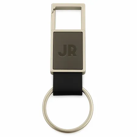 Square Caribiner Metal Keychain - Imprint Now