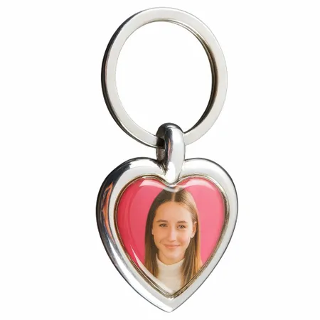 Spinning Heart Metal Keychain - Imprint Now