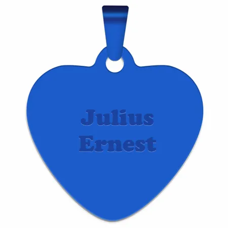 Full Color Heart Metal Keychain - Imprint Now