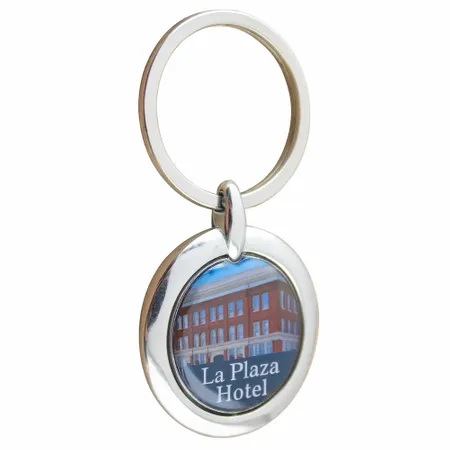 Spinning Circle Metal Keychain - Imprint Now
