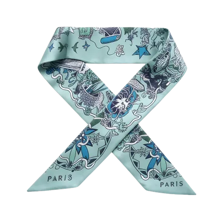 Silk Hair Tie Scarves - Imprint Now