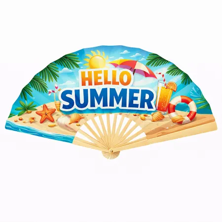 Accordion Hand Fans - Imprint Now