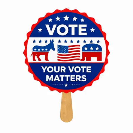 Political Hand Fans - Imprint Now