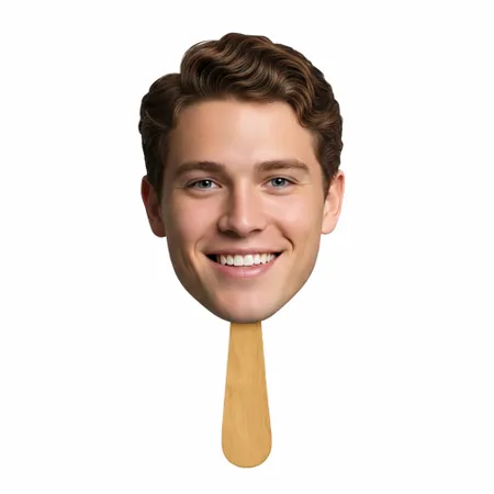 Face Cutout Hand Fans - Imprint Now