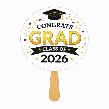 Graduation Hand Fans - Imprint Now