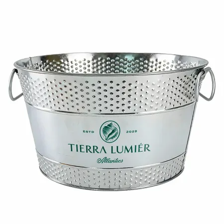 Galvanized Beverage & Ice Buckets - Imprint Now