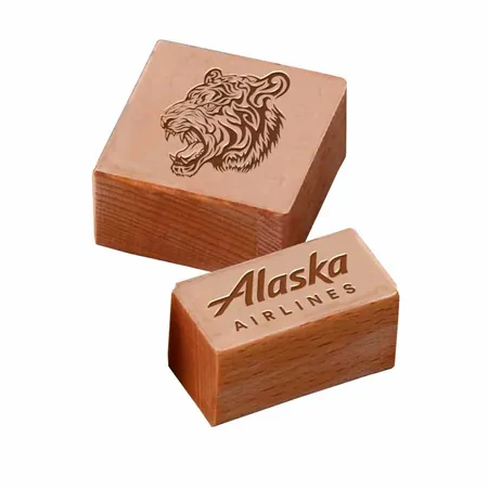 Rectangle Wood Rubber Stamps - Imprint Now