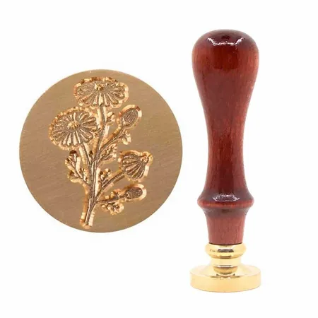 Beechwood Handle Wax Seal Stamps - Imprint Now