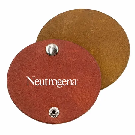 Round PU Leather Cable Organizers - Imprint Now