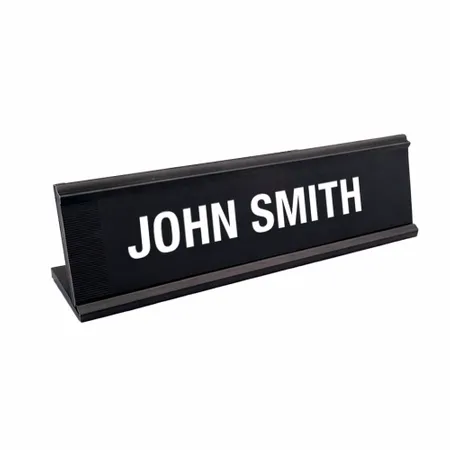 Metal Desktop Name Badges - Imprint Now