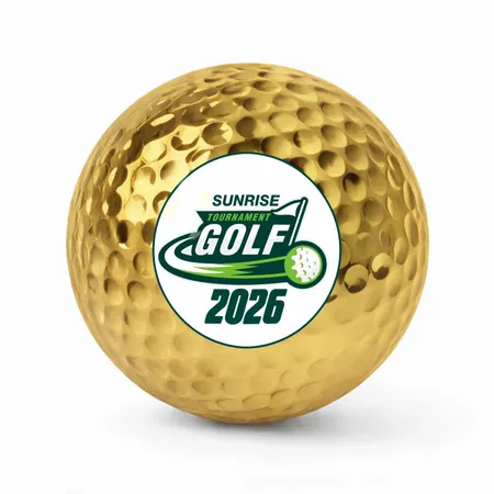 Metallic Golf Balls - Imprint Now