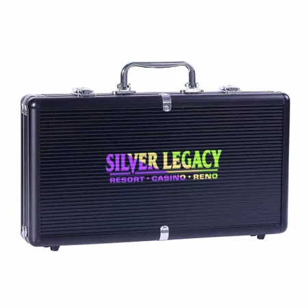 300ct Aluminum Poker Chip Cases - Imprint Now