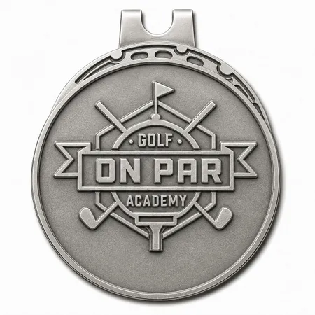 Die Struck Golf Ball Marker with Hat Clips - Imprint Now