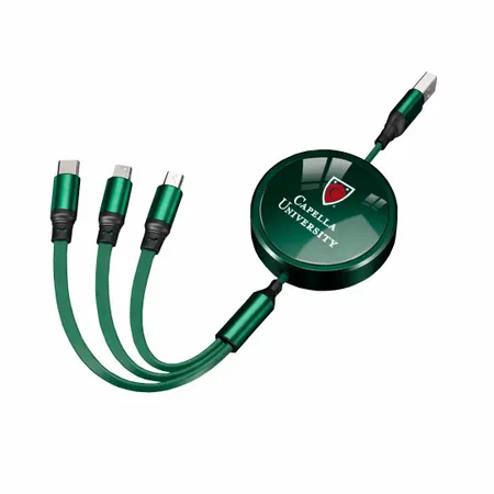 Soft Silicone 3-in-1 Charging Cables - Imprint Now
