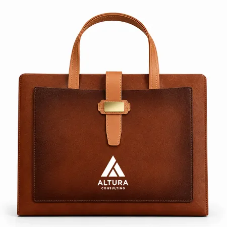 Leather Document Holders with Handle - Imprint Now