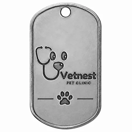 3D Metal Dog Tags - Imprint Now