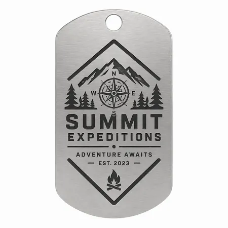 Laser Cut Metal Dog Tags - Imprint Now
