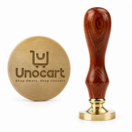 Pearwood Handle Wax Seal Stamps - Imprint Now