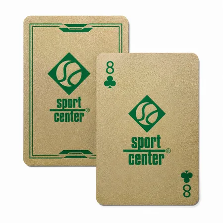Gold Glitter Playing Cards - Imprint Now