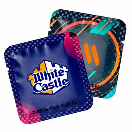 PE Disposable Glove Packs - Pearlescent Packaging - Imprint Now