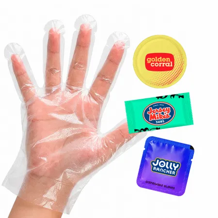 PE Disposable Glove Packs - Gloss Packaging - Imprint Now
