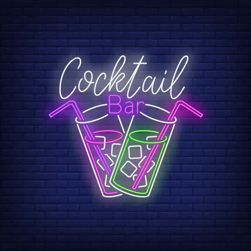 Cocktail Bar Neon - Imprint Now