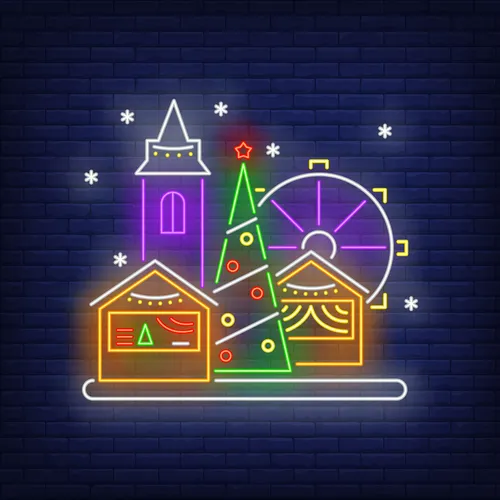 Christmas Fun Fair Neon Sign - Imprint Now