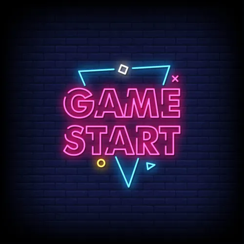 Game Start Neon Sign - Imprint Now