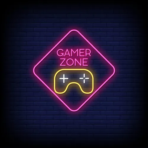 Gamer Zone Neon Sign - Imprint Now
