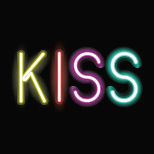 Kiss Neon Sign - Imprint Now