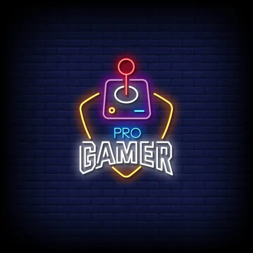 Pro Gamer Joystick Neon Sign - Imprint Now