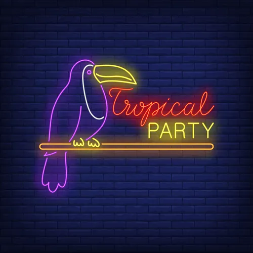 Tropical Party Neon Sign - Imprint Now