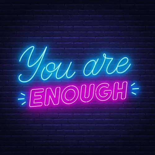 You Are Enough Neon Sign - Imprint Now